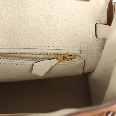 HERMÈS Hermes Special Order (HSS) Birkin 25 Gold and Craie Togo Gold Hardware | Thumbnail 9 HERMÈS Hermes Special Order (HSS) Birkin 25 Gold and Craie Togo Gold Hardware | Thumbnail 9