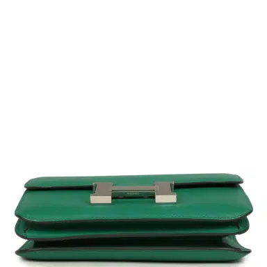 HERMÈS Pre-owned Hermes Constance 18 Vert Vertigo Evercolor Palladium Hardware | Thumbnail 6 HERMÈS Pre-owned Hermes Constance 18 Vert Vertigo Evercolor Palladium Hardware | Thumbnail 6