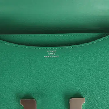 HERMÈS Pre-owned Hermes Constance 18 Vert Vertigo Evercolor Palladium Hardware | Thumbnail 8 HERMÈS Pre-owned Hermes Constance 18 Vert Vertigo Evercolor Palladium Hardware | Thumbnail 8