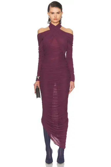 Mugler Long Sleeve Dress | Thumbnail 1 Mugler Long Sleeve Dress | Thumbnail 1
