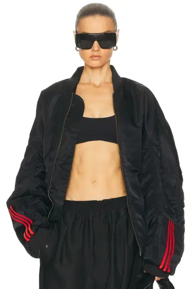 adidas Originals x Willy Chavarria Satin Bomber Jacket | Thumbnail 1 adidas Originals x Willy Chavarria Satin Bomber Jacket | Thumbnail 1