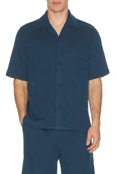 Simkhai Troy Short Sleeve Shirt | Thumbnail 3 Simkhai Troy Short Sleeve Shirt | Thumbnail 3
