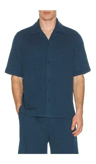 Simkhai Troy Short Sleeve Shirt | Thumbnail 1 Simkhai Troy Short Sleeve Shirt | Thumbnail 1