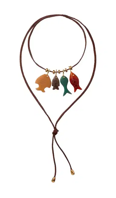 éliou Fish Charm Wrap Necklace | Thumbnail 1 éliou Fish Charm Wrap Necklace | Thumbnail 1
