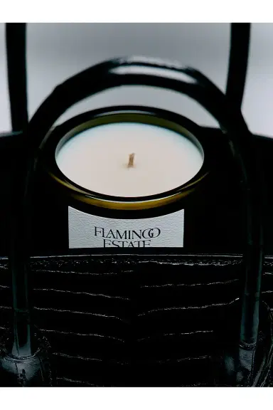 Flamingo Estate Leather Appointment 8oz Candle | Thumbnail 2 Flamingo Estate Leather Appointment 8oz Candle | Thumbnail 2