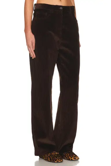 Miu Miu Velluto A Coste Pelle Pant | Thumbnail 2 Miu Miu Velluto A Coste Pelle Pant | Thumbnail 2