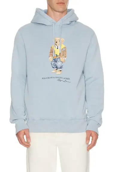 Polo Ralph Lauren Fleece Resin Washed Heritage Bear Hoodie | Thumbnail 3 Polo Ralph Lauren Fleece Resin Washed Heritage Bear Hoodie | Thumbnail 3