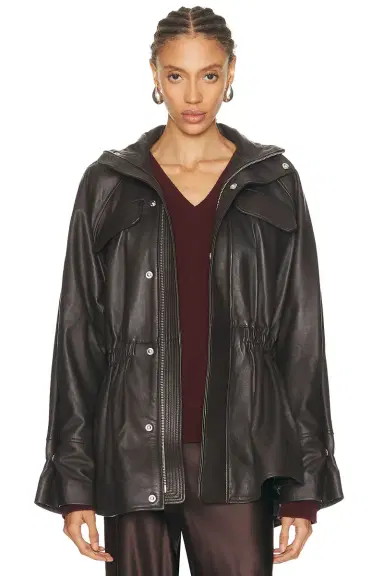 EAVES Mendoza Leather Jacket | Thumbnail 4 EAVES Mendoza Leather Jacket | Thumbnail 4