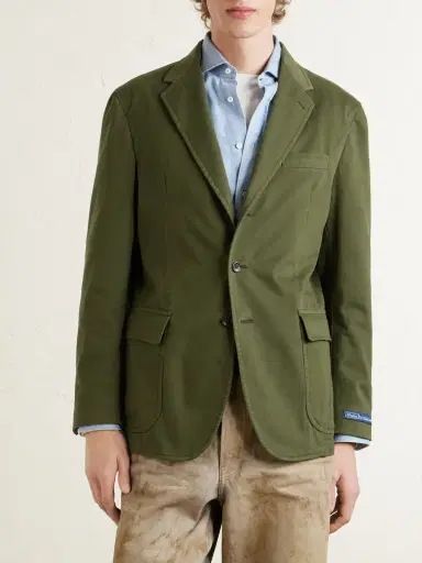 Polo Ralph Lauren Cotton-Blend Twill Blazer - Men | Thumbnail 3 Polo Ralph Lauren Cotton-Blend Twill Blazer - Men | Thumbnail 3