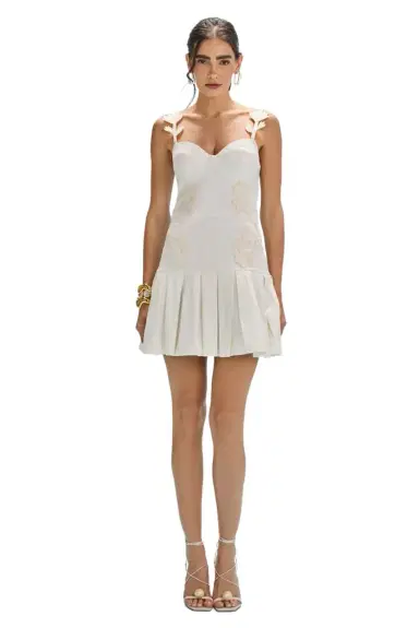 PatBo AQUAMIST LINEN MINI DRESS | Thumbnail 1 PatBo AQUAMIST LINEN MINI DRESS | Thumbnail 1