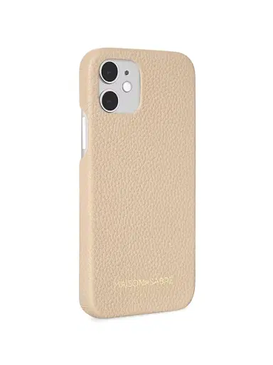 MAISON de SABRÉ Leather Phone Case (iPhone 12) - Saharan Beige | Thumbnail 2 MAISON de SABRÉ Leather Phone Case (iPhone 12) - Saharan Beige | Thumbnail 2