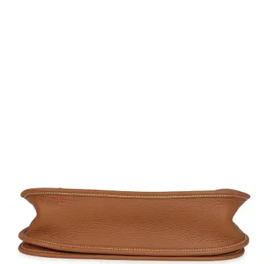 HERMÈS Hermes Evelyne III PM Gold Clemence Palladium Hardware | Thumbnail 6 HERMÈS Hermes Evelyne III PM Gold Clemence Palladium Hardware | Thumbnail 6