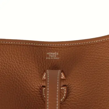 HERMÈS Hermes Evelyne III PM Gold Clemence Palladium Hardware | Thumbnail 7 HERMÈS Hermes Evelyne III PM Gold Clemence Palladium Hardware | Thumbnail 7