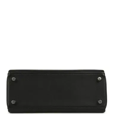 HERMÈS Hermes Kelly Retourne 25 Black Cheri Palladium Hardware | Thumbnail 6 HERMÈS Hermes Kelly Retourne 25 Black Cheri Palladium Hardware | Thumbnail 6