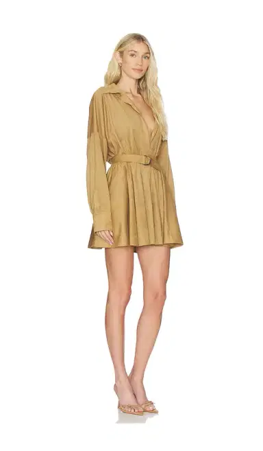 Norma Kamali x REVOLVE Super Oversized Boyfriend Shirt Flared Mini Dress | Thumbnail 2 Norma Kamali x REVOLVE Super Oversized Boyfriend Shirt Flared Mini Dress | Thumbnail 2