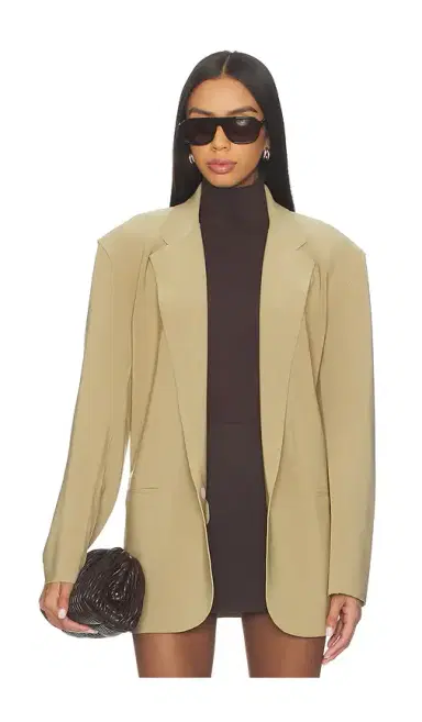Norma Kamali Oversized Single Breasted Jacket | Thumbnail 2 Norma Kamali Oversized Single Breasted Jacket | Thumbnail 2