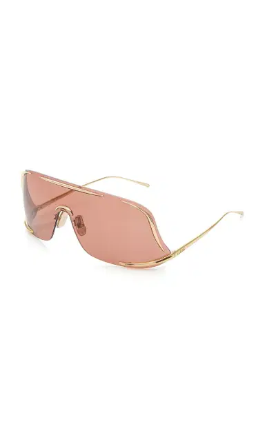 Loewe Shield Mask-Frame Metal Sunglasses | Thumbnail 3 Loewe Shield Mask-Frame Metal Sunglasses | Thumbnail 3