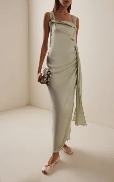 Maison Margiela Tabi Satin Ballet Flats | Thumbnail 2 Maison Margiela Tabi Satin Ballet Flats | Thumbnail 2
