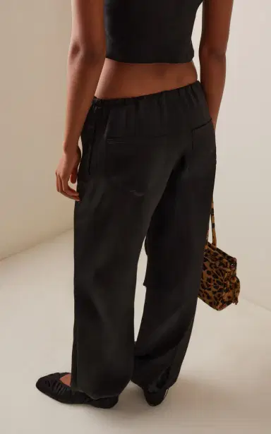 ALFIE Grace Ruched Cotton Tapered-Leg Pants | Thumbnail 4 ALFIE Grace Ruched Cotton Tapered-Leg Pants | Thumbnail 4