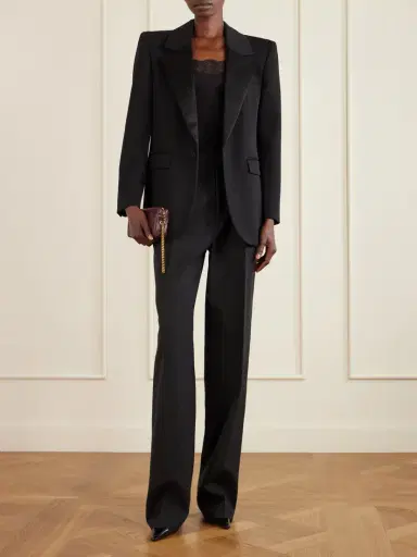Saint Laurent Cassandre Bijou Quilted Textured-leather Pouch | Thumbnail 3 Saint Laurent Cassandre Bijou Quilted Textured-leather Pouch | Thumbnail 3