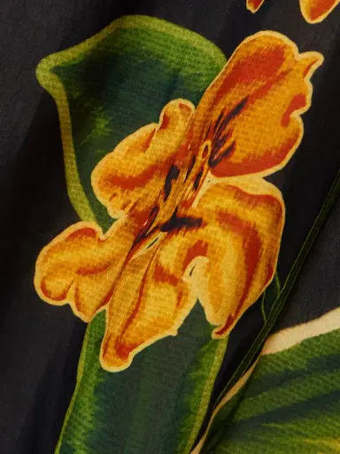 Agua by Agua Bendita Lavanda Cordillera Floral-print Cotton And Silk-blend Voile Pareo | Thumbnail 3 Agua by Agua Bendita Lavanda Cordillera Floral-print Cotton And Silk-blend Voile Pareo | Thumbnail 3
