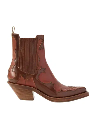 Gabriela Hearst Cassidy 90 Two-tone Leather Ankle Boots | Thumbnail 1 Gabriela Hearst Cassidy 90 Two-tone Leather Ankle Boots | Thumbnail 1