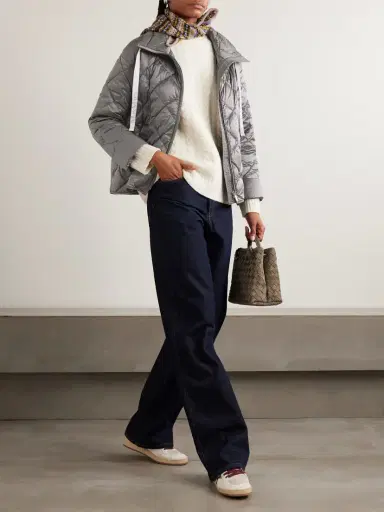 Max Mara The Cube Quilted Padded Shell Down Jacket | Thumbnail 2 Max Mara The Cube Quilted Padded Shell Down Jacket | Thumbnail 2