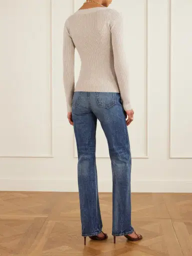 Max Mara Gioiosa Ribbed Wool-blend Cardigan | Thumbnail 4 Max Mara Gioiosa Ribbed Wool-blend Cardigan | Thumbnail 4