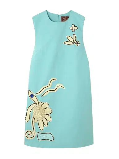 ALÉMAIS Azar Embroidered Cotton-canvas Mini Dress | Thumbnail 1 ALÉMAIS Azar Embroidered Cotton-canvas Mini Dress | Thumbnail 1