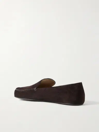 The Row Leo Suede Loafers | Thumbnail 3 The Row Leo Suede Loafers | Thumbnail 3