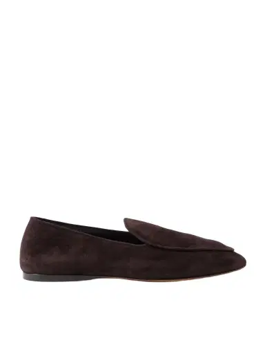 The Row Awar Suede Loafers | Thumbnail 1 The Row Awar Suede Loafers | Thumbnail 1