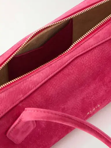 Alaïa Le Teckel Medium Nubuck Shoulder Bag | Thumbnail 5 Alaïa Le Teckel Medium Nubuck Shoulder Bag | Thumbnail 5