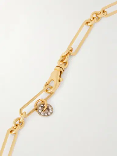 MAISON MAYLE Soli Luna Gold-plated, Crystal And Obsidian Necklace | Thumbnail 3 MAISON MAYLE Soli Luna Gold-plated, Crystal And Obsidian Necklace | Thumbnail 3