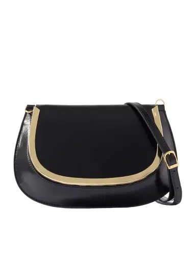 Simkhai Logan Gold-tone Leather Shoulder Bag | Thumbnail 1 Simkhai Logan Gold-tone Leather Shoulder Bag | Thumbnail 1
