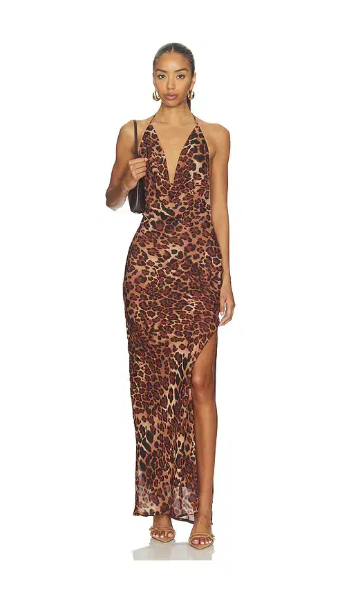 Johanna Leopard Maxi Dress Johanna Leopard Maxi Dress