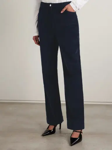 TOTEME Cotton-corduroy Straight-leg Pants | Thumbnail 3 TOTEME Cotton-corduroy Straight-leg Pants | Thumbnail 3