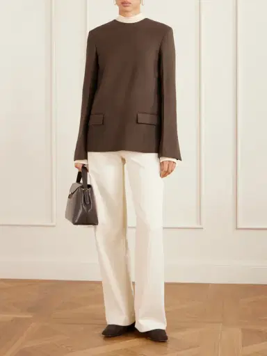 TOTEME Twill Blouse | Thumbnail 2 TOTEME Twill Blouse | Thumbnail 2