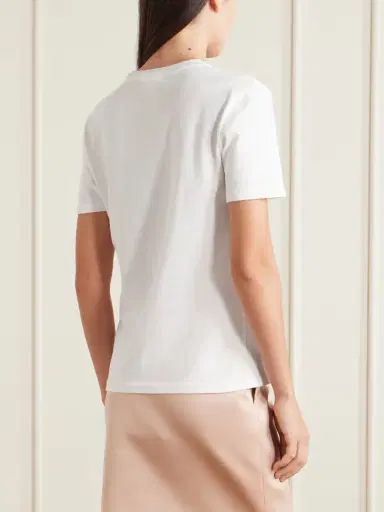 Chloé Printed Organic Cotton-jersey T-shirt | Thumbnail 4 Chloé Printed Organic Cotton-jersey T-shirt | Thumbnail 4