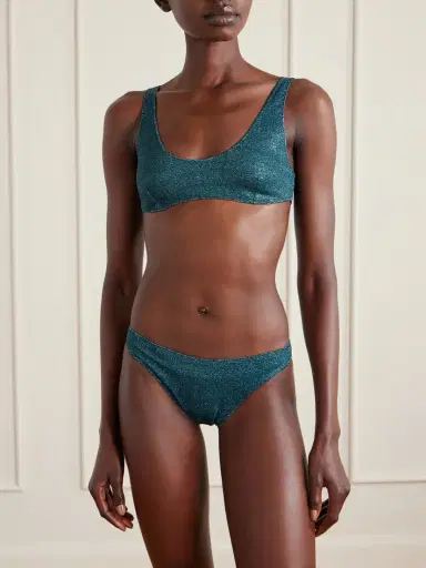 Oséree Lumière Sporty Metallic Bikini | Thumbnail 2 Oséree Lumière Sporty Metallic Bikini | Thumbnail 2