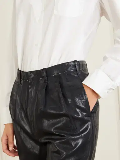 Maison Margiela Pleated Wool Straight-leg Pants | Thumbnail 5 Maison Margiela Pleated Wool Straight-leg Pants | Thumbnail 5