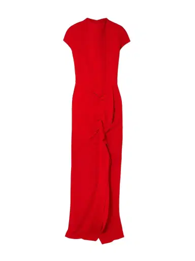 Tove Beth Ruffled Jersey Maxi Dress | Thumbnail 1 Tove Beth Ruffled Jersey Maxi Dress | Thumbnail 1
