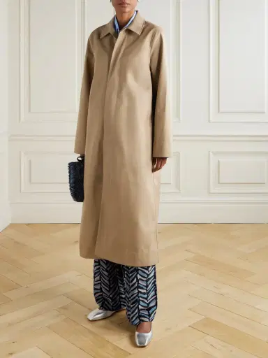 Matteau Long Macintosh Gabardine Coat | Thumbnail 3 Matteau Long Macintosh Gabardine Coat | Thumbnail 3