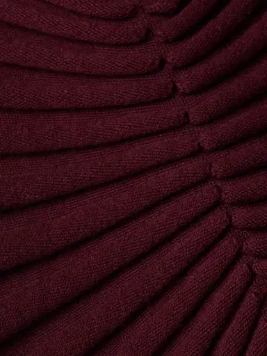 Alaïa Pleated Wool Midi Dress | Thumbnail 4 Alaïa Pleated Wool Midi Dress | Thumbnail 4