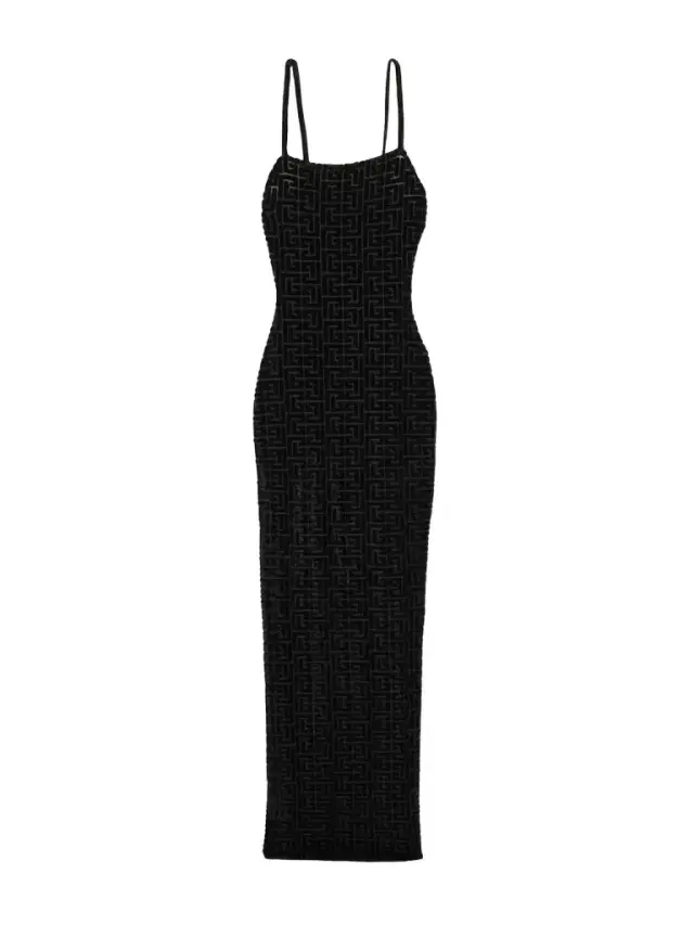 Devoré-velvet Midi Dress Devoré-velvet Midi Dress
