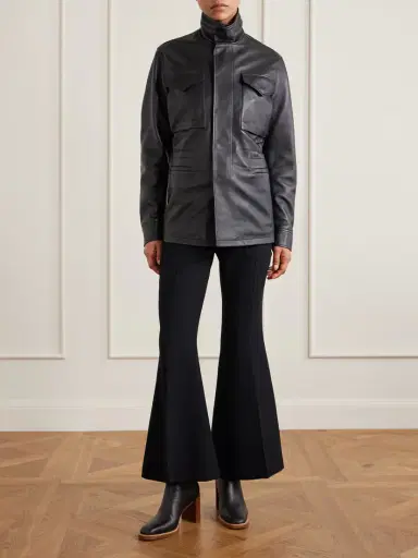 Gabriela Hearst Darwin Leather Jacket | Thumbnail 2 Gabriela Hearst Darwin Leather Jacket | Thumbnail 2