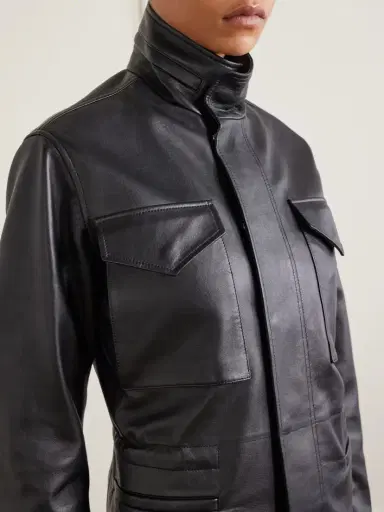 Gabriela Hearst Darwin Leather Jacket | Thumbnail 4 Gabriela Hearst Darwin Leather Jacket | Thumbnail 4