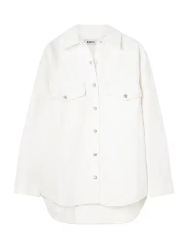 AGOLDE Lotta Organic Cotton And Lyocell-blend Denim Shirt | Thumbnail 1 AGOLDE Lotta Organic Cotton And Lyocell-blend Denim Shirt | Thumbnail 1