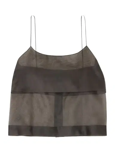 Calvin Klein Collection Carmen Layered Silk-organza Top | Thumbnail 1 Calvin Klein Collection Carmen Layered Silk-organza Top | Thumbnail 1