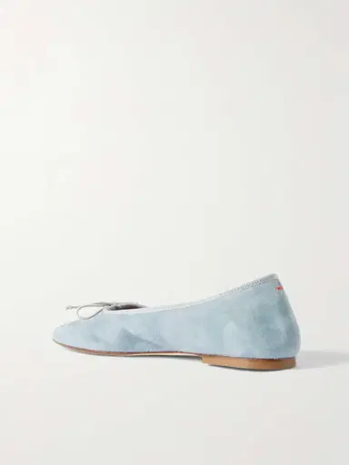 aeyde Tiby Bow-detailed Suede Ballet Flats | Thumbnail 3 aeyde Tiby Bow-detailed Suede Ballet Flats | Thumbnail 3