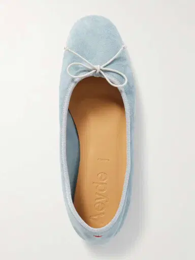 aeyde Tiby Bow-detailed Suede Ballet Flats | Thumbnail 5 aeyde Tiby Bow-detailed Suede Ballet Flats | Thumbnail 5